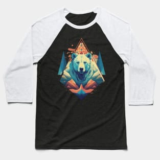 Abstract bear Baseball T-Shirt